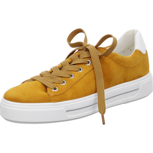 Ara Shoes Courtyard Ochre Women\'s Trainers Brown | ARA972HGZ