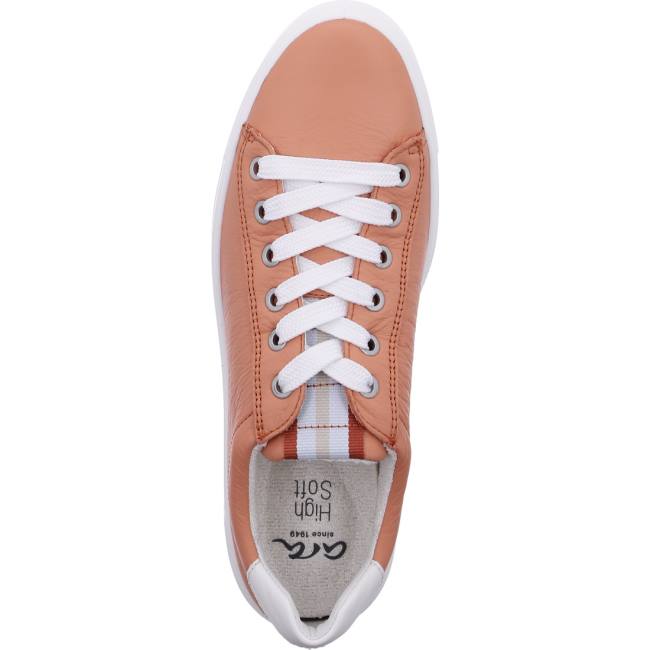 Ara Shoes Courtyard Peach Women's Trainers Red | ARA601ZPU