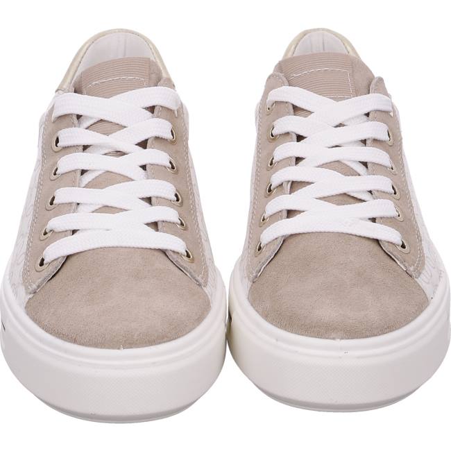 Ara Shoes Courtyard Sand Platinum Women's Trainers Beige | ARA251RIW