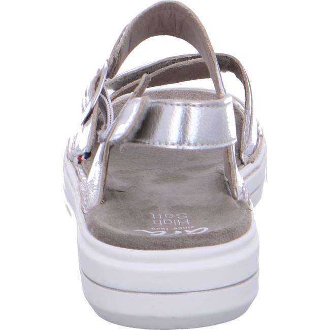 Ara Shoes Courtyard Silver Women's Sandals Grey | ARA236NDZ