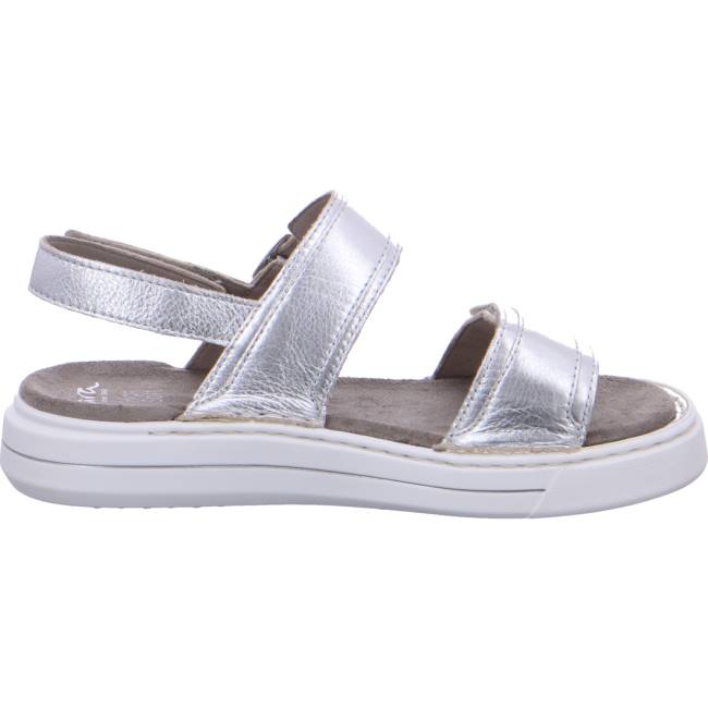 Ara Shoes Courtyard Silver Women's Sandals Grey | ARA236NDZ