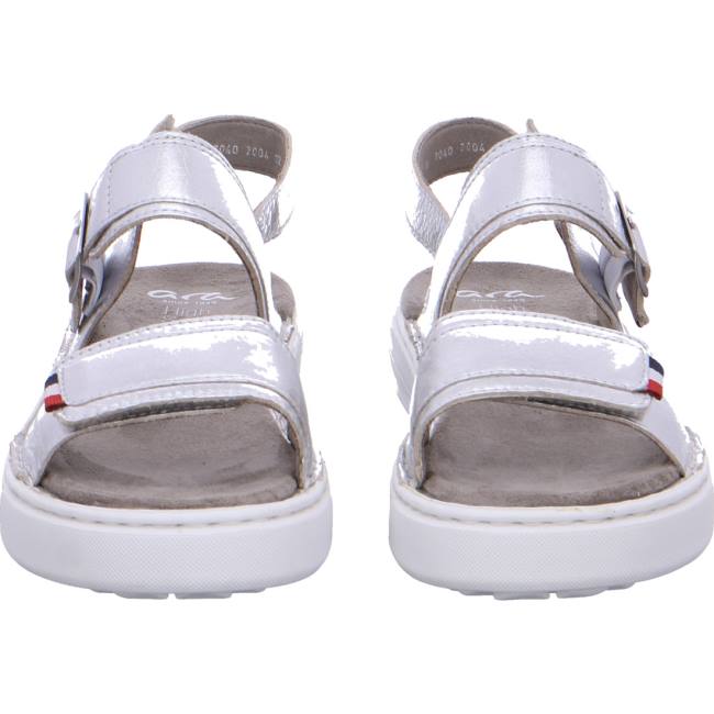 Ara Shoes Courtyard Silver Women's Sandals Grey | ARA236NDZ