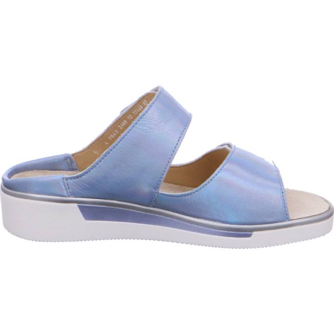 Ara Shoes Courtyard Sky Women's Mules Blue | ARA976VCN