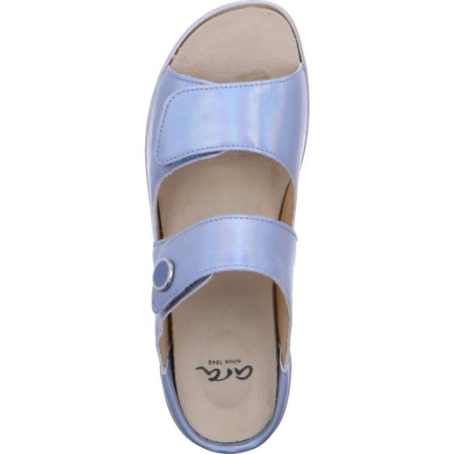 Ara Shoes Courtyard Sky Women's Mules Blue | ARA976VCN