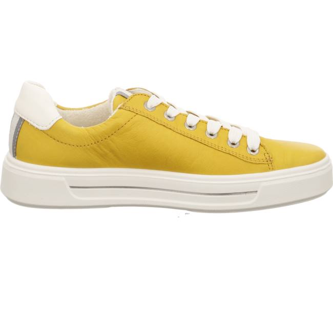 Ara Shoes Courtyard Sole Women's Trainers Yellow | ARA047CSW