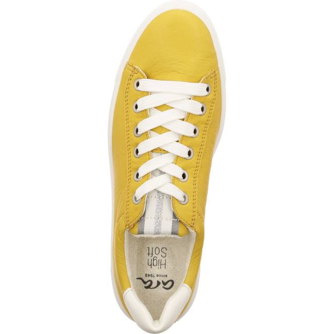 Ara Shoes Courtyard Sole Women's Trainers Yellow | ARA047CSW