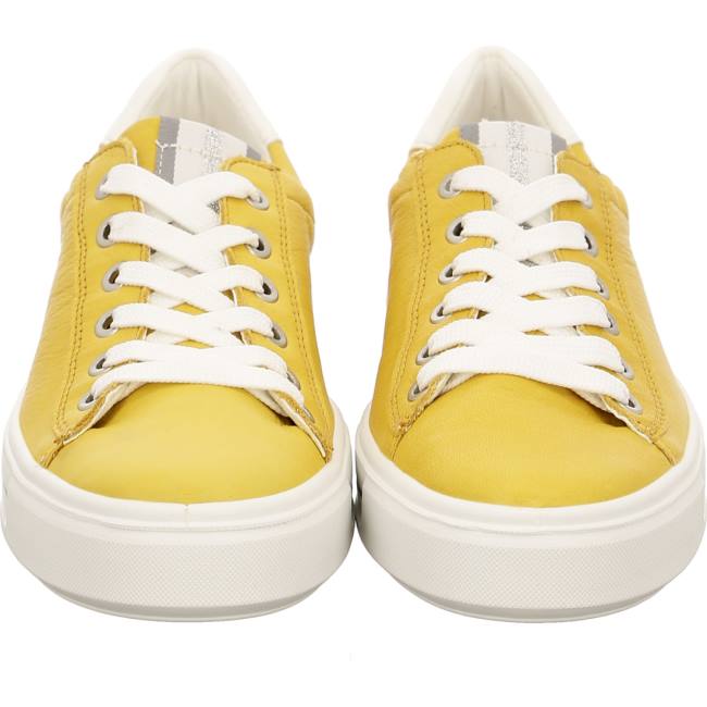 Ara Shoes Courtyard Sole Women's Trainers Yellow | ARA047CSW