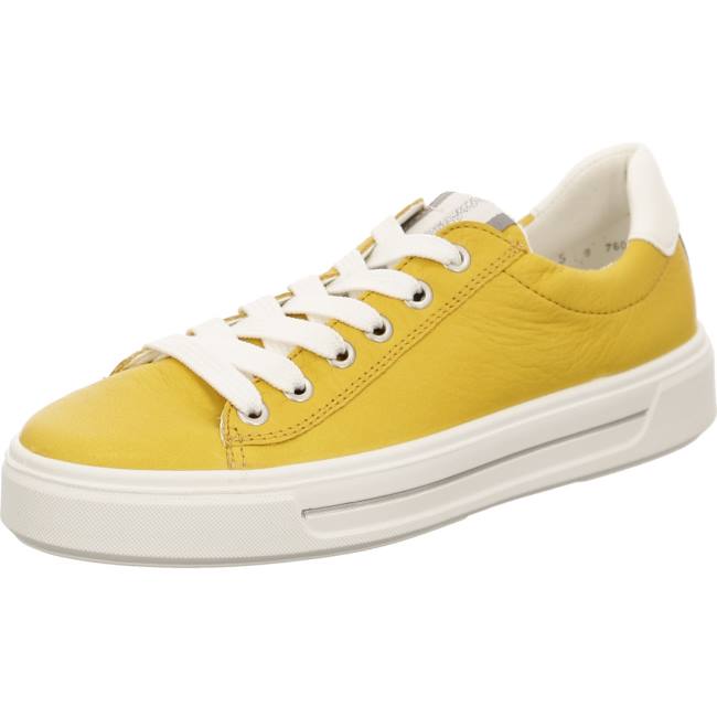 Ara Shoes Courtyard Sole Women\'s Trainers Yellow | ARA047CSW