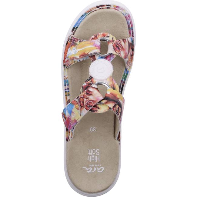 Ara Shoes Courtyard Spring Women's Mules Multicolor | ARA640SPI