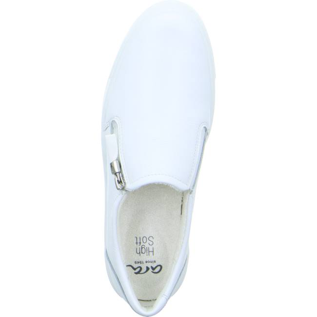 Ara Shoes Courtyard Women's Loafers White | ARA593NBS