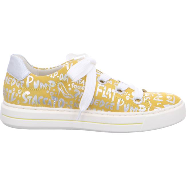 Ara Shoes Courtyard Women's Trainers Yellow | ARA253KEB