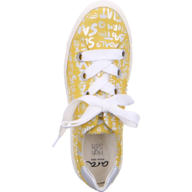 Ara Shoes Courtyard Women's Trainers Yellow | ARA253KEB