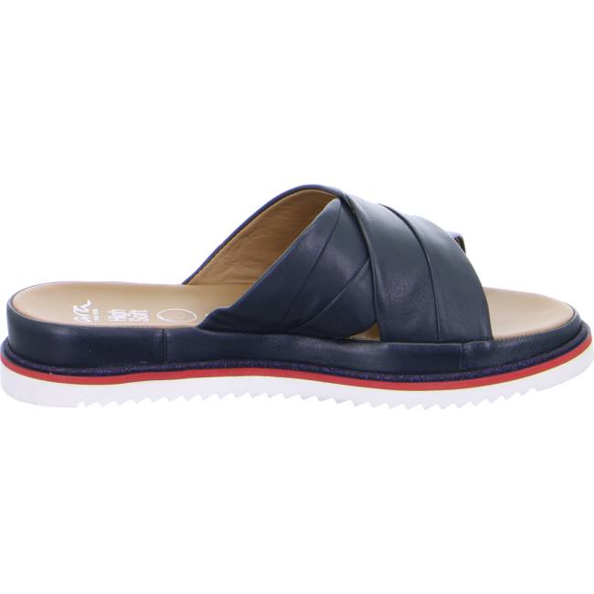 Ara Shoes Dubai Women's Mules Blue | ARA478BHU