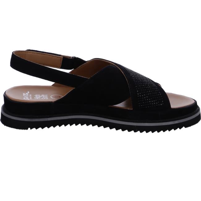 Ara Shoes Dubai Women's Sandals Black | ARA468VWN