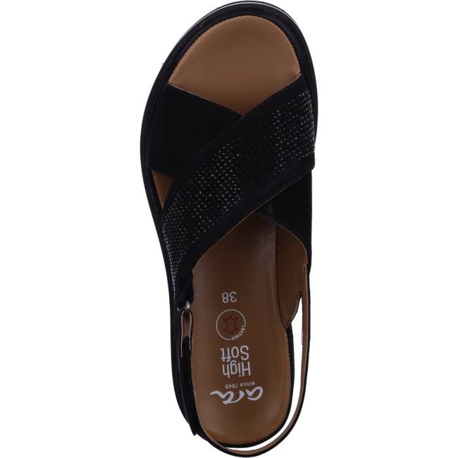 Ara Shoes Dubai Women's Sandals Black | ARA468VWN