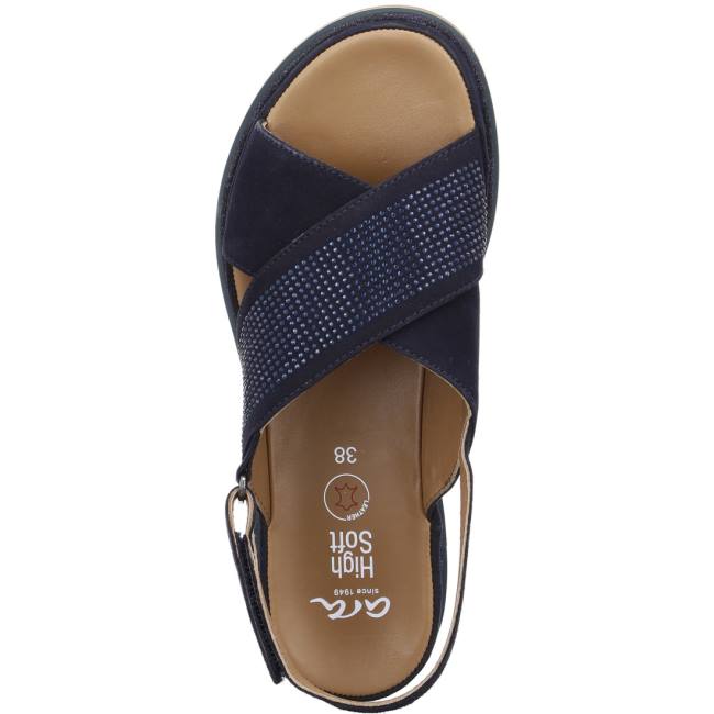 Ara Shoes Dubai Women's Sandals Blue | ARA460OJL