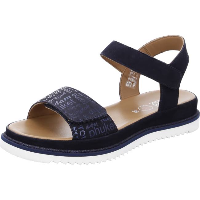 Ara Shoes Dubai Women\'s Sandals Blue | ARA627RUG