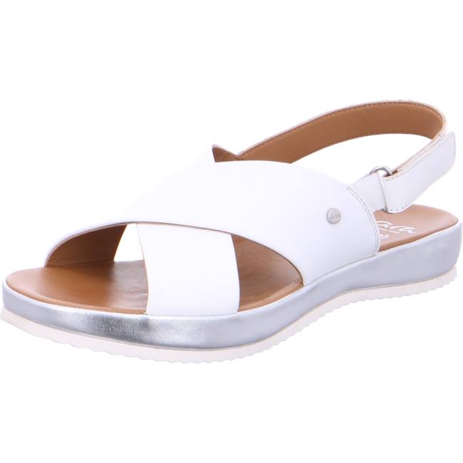 Ara Shoes Dubai Women\'s Sandals White | ARA231YXG