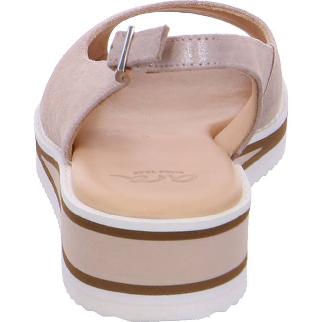 Ara Shoes Durban Gold Women's Sandals Rose | ARA896PMF