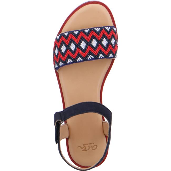 Ara Shoes Durban Navy Women's Sandals Blue | ARA136TUG