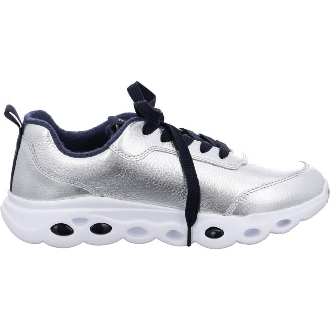 Ara Shoes Energystep Racer Silver Women's Trainers Grey | ARA598LRQ