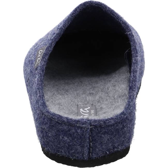 Ara Shoes Enzo Navy Men's Slippers Blue | ARA620MNE