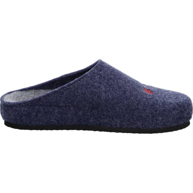 Ara Shoes Enzo Navy Men's Slippers Blue | ARA620MNE