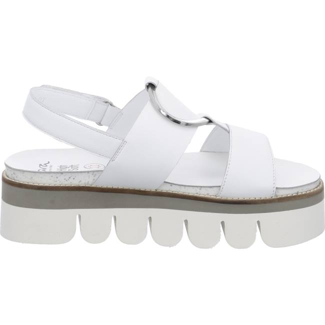 Ara Shoes Florenz Women's Sandals White | ARA427YVD