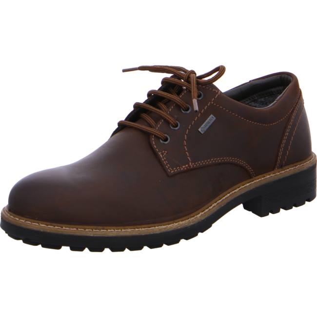 Ara Shoes Frederik Men\'s Lace Up Shoes Brown | ARA605FCZ