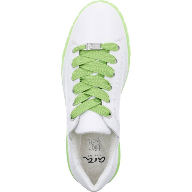 Ara Shoes Frisco-green Women's Trainers White | ARA913EKO