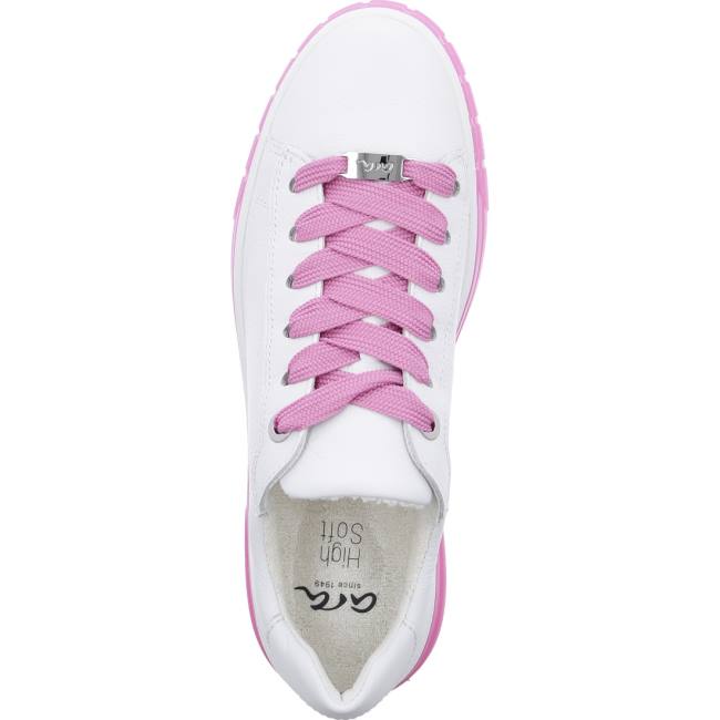 Ara Shoes Frisco-pink Women's Trainers White | ARA835UBY