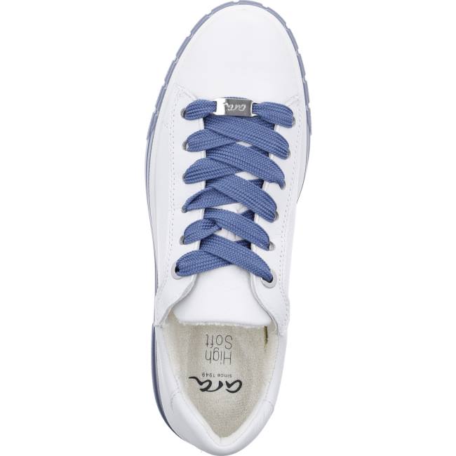 Ara Shoes Frisco-sky Women's Trainers White | ARA205OGQ