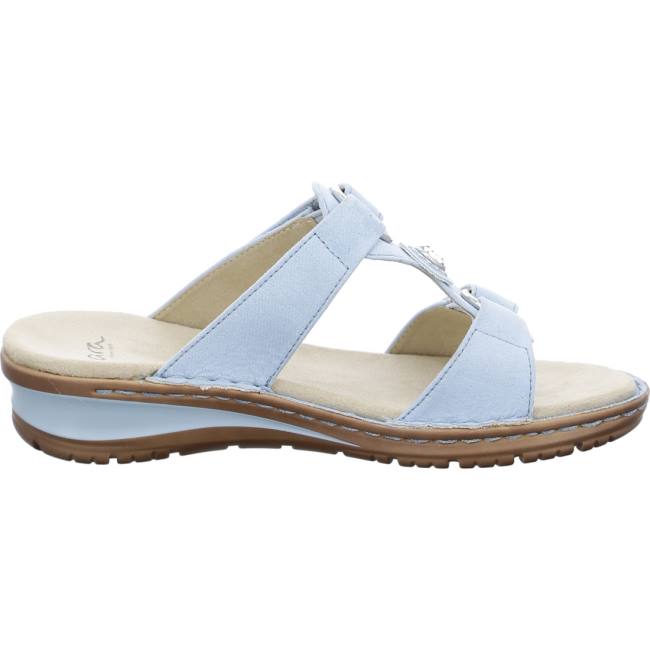 Ara Shoes Hawaii Aqua Women's Mules Blue | ARA198BGF