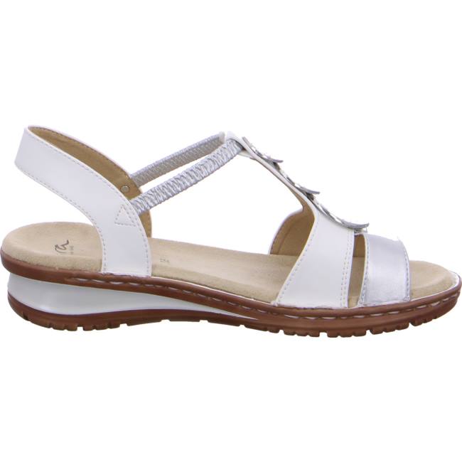 Ara Shoes Hawaii Argento Women's Sandals White | ARA026OFS