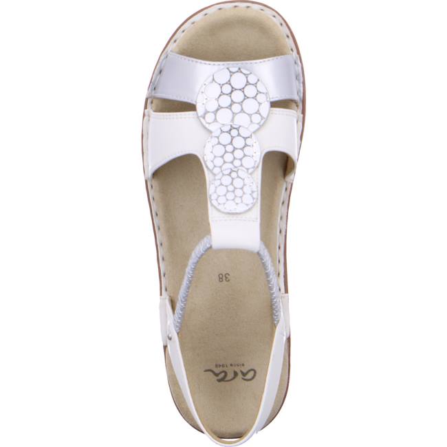 Ara Shoes Hawaii Argento Women's Sandals White | ARA026OFS