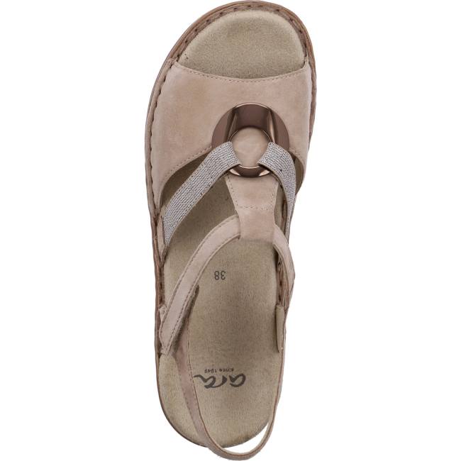 Ara Shoes Hawaii Sand Women's Sandals Brown | ARA284TIV