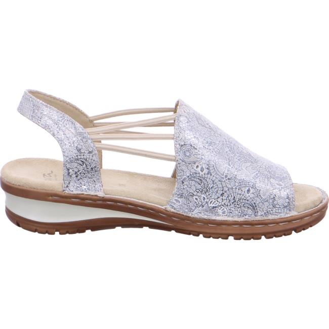 Ara Shoes Hawaii Silver Women's Sandals Grey | ARA476XQR