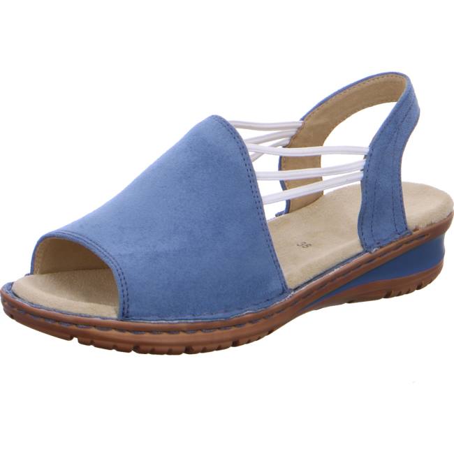 Ara Shoes Hawaii Sky Women\'s Sandals Blue | ARA516YXZ