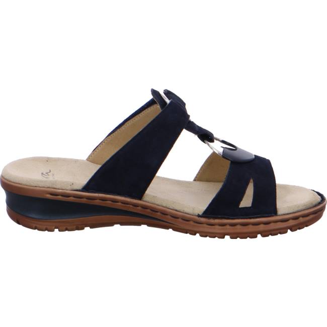 Ara Shoes Hawaii Women's Mules Blue | ARA706OYR