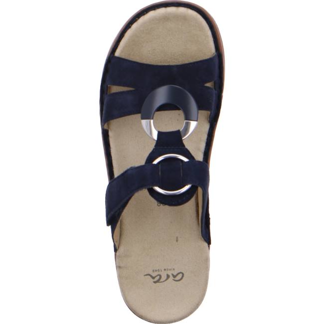 Ara Shoes Hawaii Women's Mules Blue | ARA706OYR