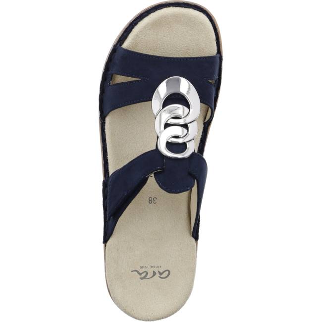 Ara Shoes Hawaii Women's Mules Blue | ARA940ACJ