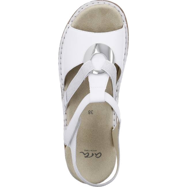 Ara Shoes Hawaii Women's Sandals White | ARA793MFV