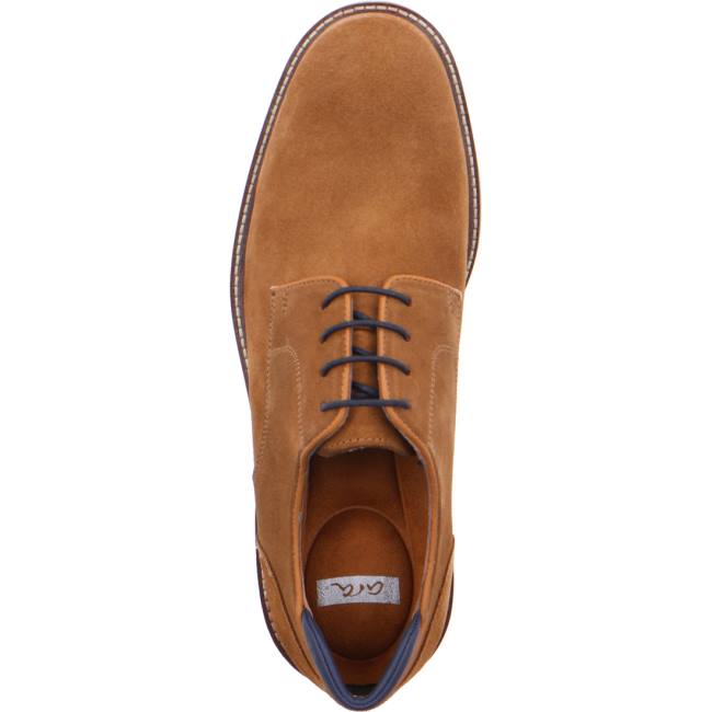 Ara Shoes Henry Cognac Men's Lace Up Shoes Brown | ARA250BCU