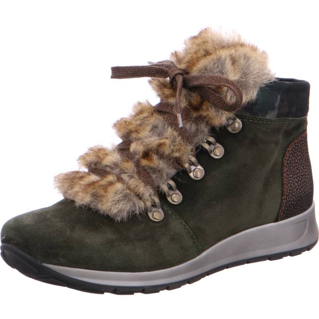 Ara Shoes High Top Osaka Women\'s Boots Green | ARA879RLJ