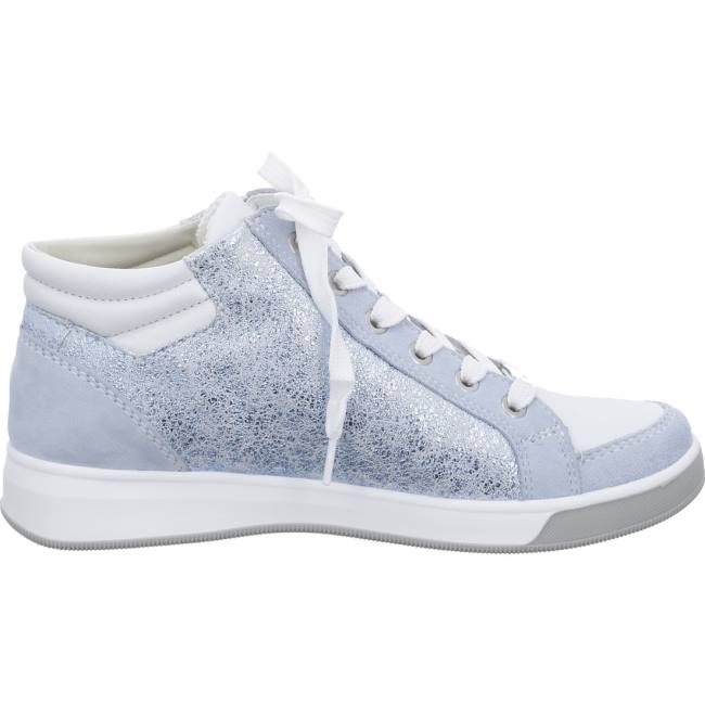 Ara Shoes High Top Rom Aqua Women's Trainers Blue | ARA864ESU