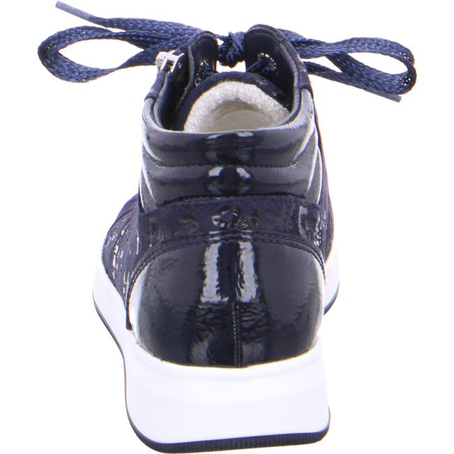 Ara Shoes High Top Rom Navy Women's Trainers Blue | ARA214PEU