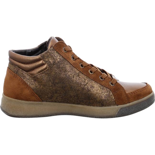 Ara Shoes High Top Rom Nuts Women's Boots Brown | ARA084SXW