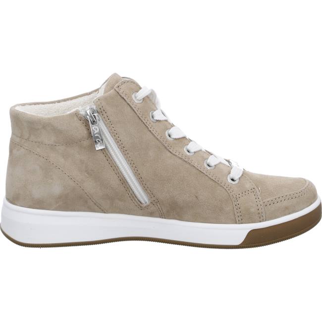 Ara Shoes High Top Rom Sand Women's Boots Brown | ARA093PGH