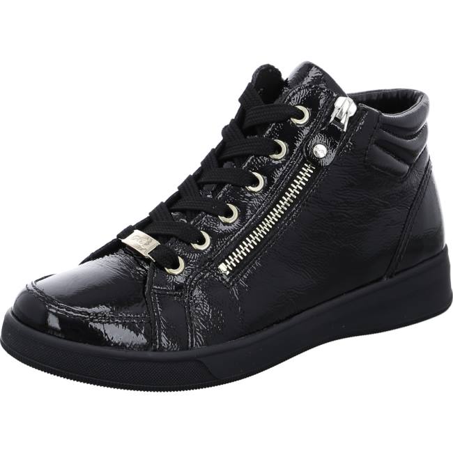 Ara Shoes High Top Rom Women\'s Boots Black | ARA296VAQ