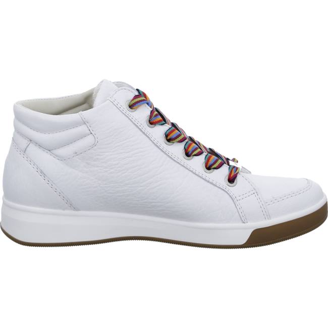 Ara Shoes High Top Rom Women's Boots White | ARA289PEA